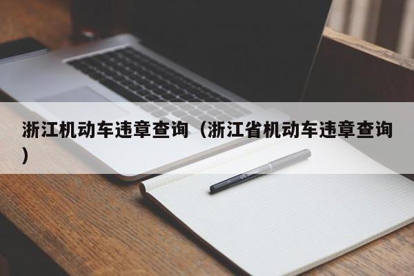 浙江机动车违章查询（浙江省机动车违章查询）